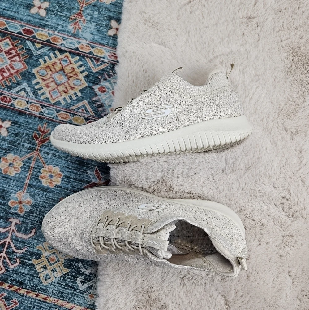 Skechers Women's Slip On 12919 Natural US 8.5 - Picture 2 of 10